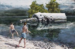Landscape with Boys and Junk
